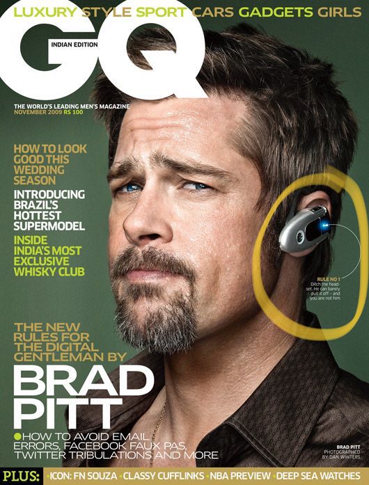 The quote says "Rule #1 Ditch the headset.&nbsp; He can barely pull it off and you're not him"